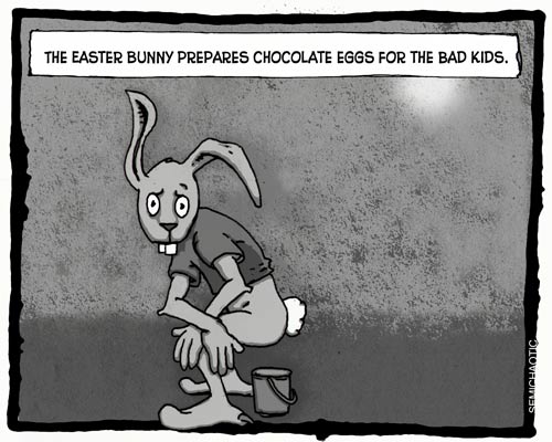 Funny Easter Bunny Cartoon